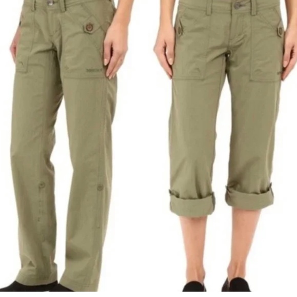 Women’s Marmot Ginny Adjustable Hiking pant- sage green size 6 - Picture 4 of 6